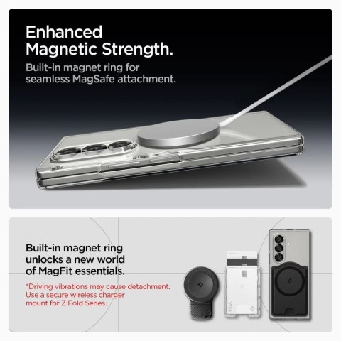 SPIGEN AIRSKIN MAG MAGSAFE GALAXY Z FOLD 7 CRYSTAL CLEAR/WHITE
