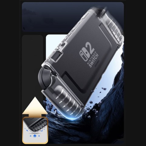 SUPCASE CRYSTAL CASE NINTENDO SWITCH 2 FROST CLEAR