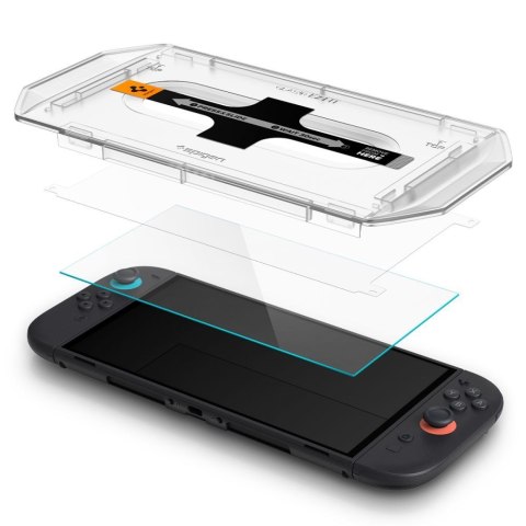 SZKŁO HARTOWANE SPIGEN GLAS.TR "EZ FIT" 2-PACK NINTENDO SWITCH 2 CLEAR