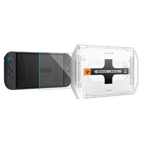 SZKŁO HARTOWANE SPIGEN GLAS.TR "EZ FIT" 2-PACK NINTENDO SWITCH 2 CLEAR
