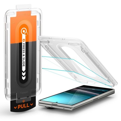 SZKŁO HARTOWANE SPIGEN GLAS.TR "EZ FIT PRO" HD 2-PACK GALAXY Z FOLD 7 CLEAR