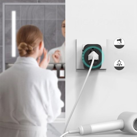 TECH-PROTECT TA200 TRAVEL ADAPTER EU / UK / US / AU BLACK