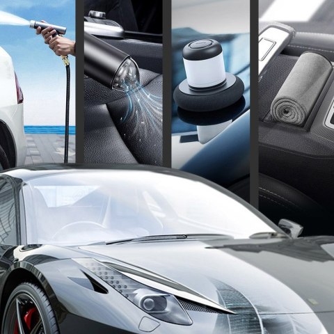 Baseus ręcznik z mikrofibry do osuszania samochodu mikrofibra 40 cm x 40 cm szary (CRXCMJ-0G)