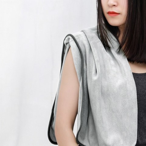 Baseus ręcznik z mikrofibry do osuszania samochodu mikrofibra 40 cm x 40 cm szary (CRXCMJ-0G)