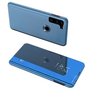 Etui z klapką Clear View Case do Motorola Moto G8 Power niebieski