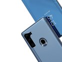 Etui z klapką Clear View Case do Motorola Moto G8 Power niebieski