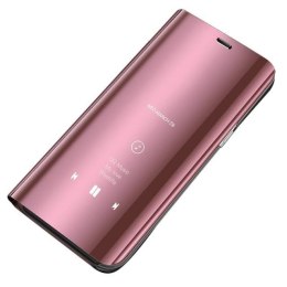 Etui z klapką Clear View Case do Samsung Galaxy S10 różowy (logo Challenge Hybrid)