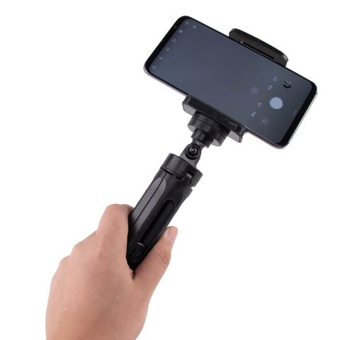 Mini statyw do zdjęć selfie na telefon aparat kamerę GoPro 16 - 21 cm czarny