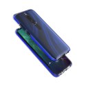 Żelowe etui z kolorową ramką do Huawei Mate 20 Lite ciemnoniebieski