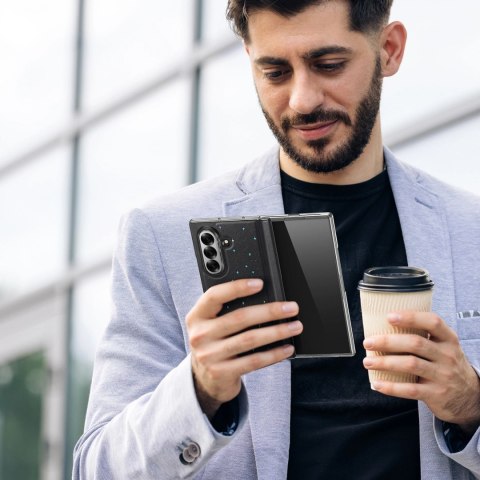 Etui Dux Ducis Stex na Samsung Galaxy Z Fold7 - czarne