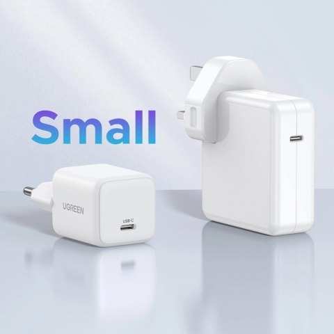 Ładowarka sieciowa Ugreen X512 20W GaN 1x USB-C - biała