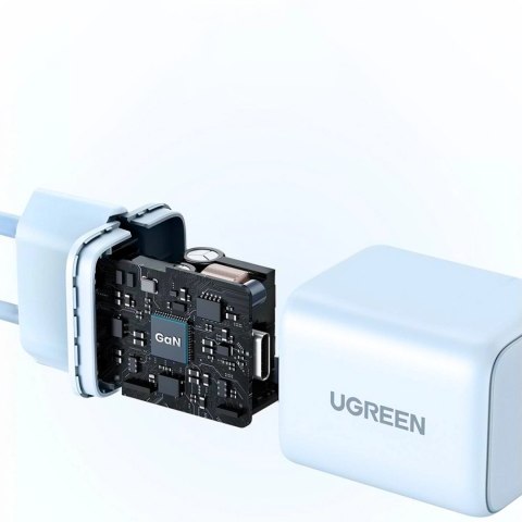 Ładowarka sieciowa Ugreen X512 20W GaN 1x USB-C - niebieska