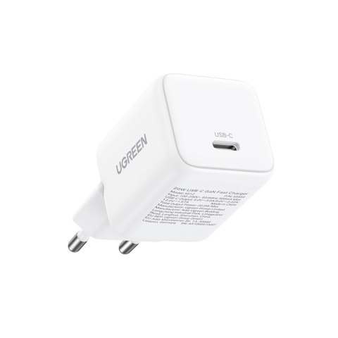 Ładowarka sieciowa Ugreen X513 30W GaN 1x USB-C - biała