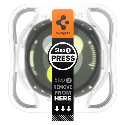 SZKŁO HARTOWANE SPIGEN GLAS.TR "EZ-FIT" 2-PACK GALAXY WATCH 8 (44 MM) CLEAR