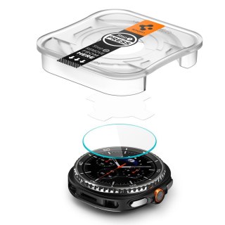 SZKŁO HARTOWANE SPIGEN GLAS.TR "EZ-FIT" 2-PACK GALAXY WATCH 8 CLASSIC (46 MM) CLEAR