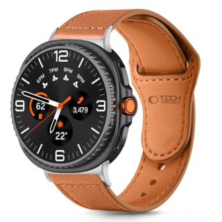 TECH-PROTECT LEATHERFIT SAMSUNG GALAXY WATCH 8 / CLASSIC (40 / 44 / 46 MM) BROWN