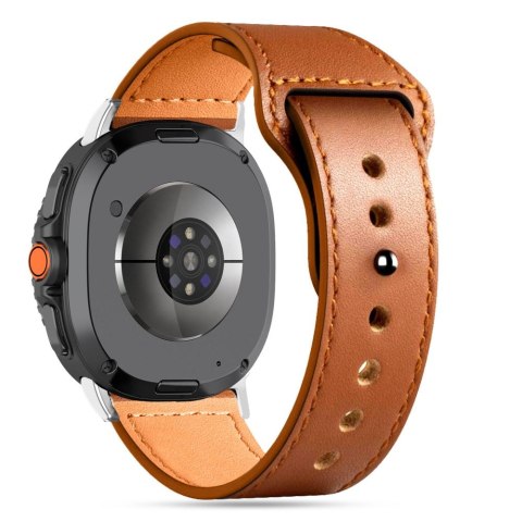 TECH-PROTECT LEATHERFIT SAMSUNG GALAXY WATCH 8 / CLASSIC (40 / 44 / 46 MM) BROWN