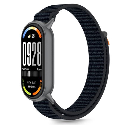 TECH-PROTECT NYLON STRIPE XIAOMI SMART BAND 8 / 9 / 10 / NFC BLACK/ORANGE