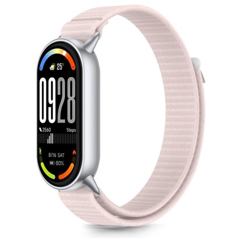 TECH-PROTECT NYLON STRIPE XIAOMI SMART BAND 8 / 9 / 10 / NFC PINK/GREY