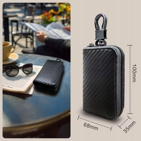 Antykradzieżowe Etui Keyless - Blokada Sygnału dla Bezpieczeństwa Samochodu