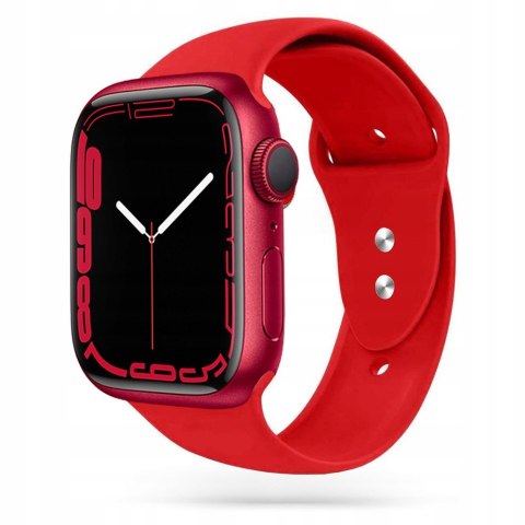 Czerwony pasek Tech-Protect do Apple Watch 21mm - stylowa wygoda