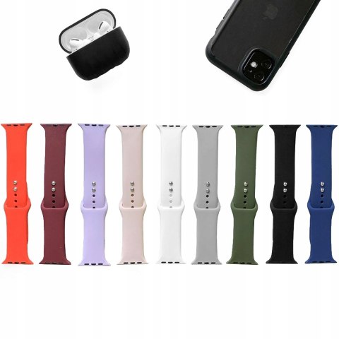 Czerwony pasek Tech-Protect do Apple Watch 21mm - stylowa wygoda