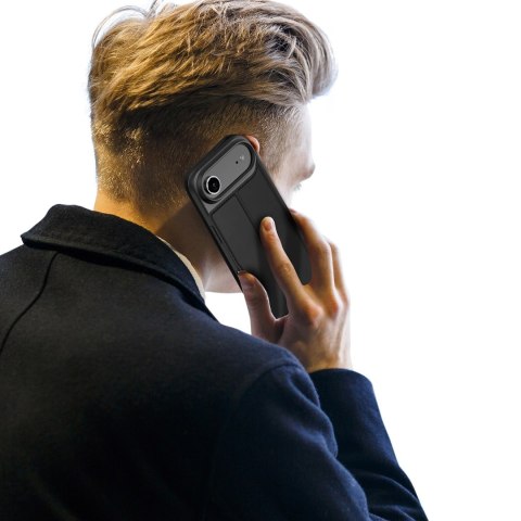Etui Dux Ducis Skin Pro na iPhone 17 Air z klapką i miejscem na kartę - czarne