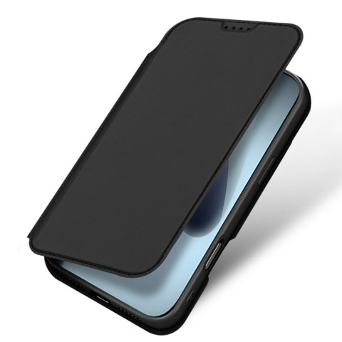 Etui Dux Ducis Skin Pro na iPhone 17 z klapką i miejscem na kartę - czarne