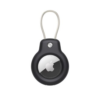 Etui Tech-Protect Rough Vein Czarny 2 szt. do Apple AirTag z materiału