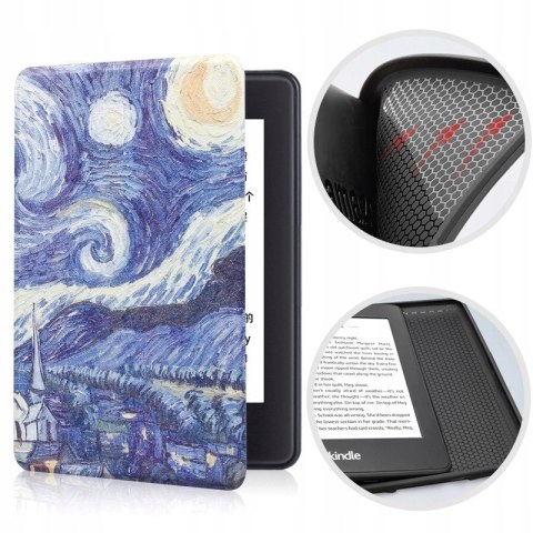 Etui na Kindle 10 2019 6" - Van Gogh Gwiaździsta Noc Pokrowiec