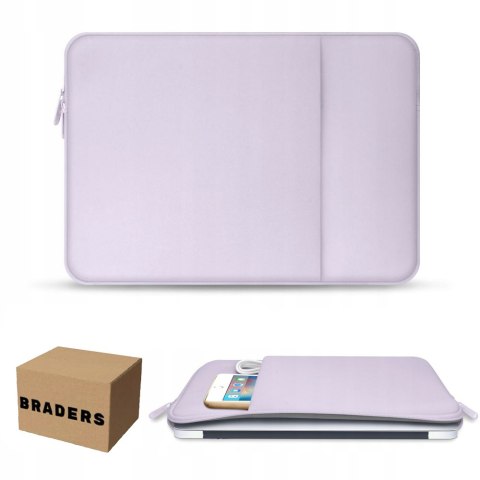 Etui neoprenowe 14" fioletowe - wodoodporna ochrona laptopa