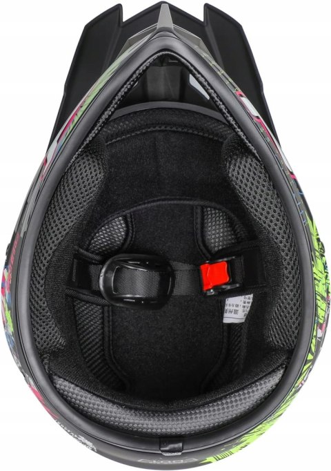 Kompletny Zestaw Motocyklowy: Kask L + Gogle + Rękawice + Maska Enduro Quad