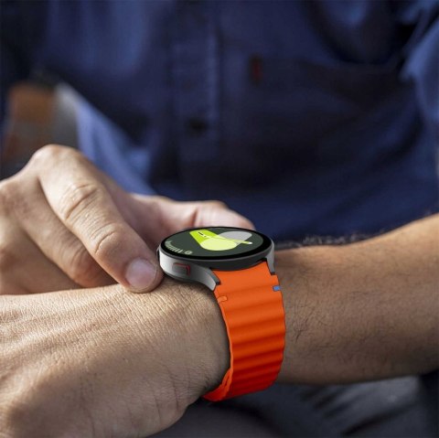Pasek Silicone Band do Galaxy Watch 7/FE/6/5/4 Classic - pomarańczowy