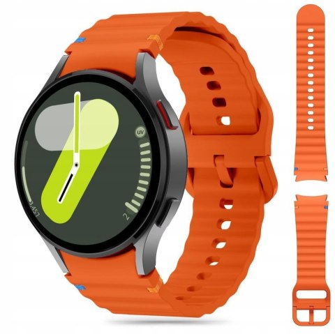 Pasek Silicone Band do Galaxy Watch 7/FE/6/5/4 Classic - pomarańczowy