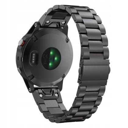 Pasek Tech-Protect Stainless do Garmin Fenix 3/5X/6X/7X czarny