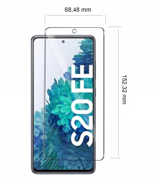 Szkło Hartowane 9H z Otworem na aparat do Samsung Galaxy S20 FE / S20 FE 5G