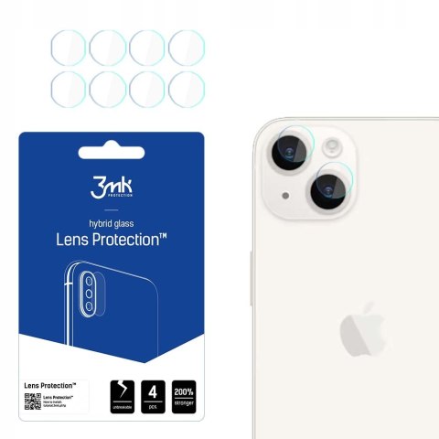 Szkło hybrydowe 3MK do Apple iPhone 15 4 szt.
