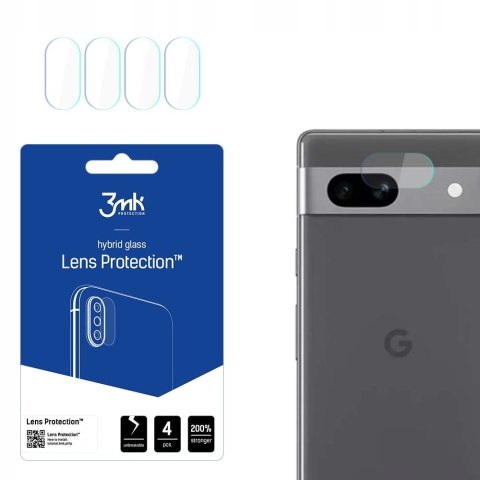 Szkło hybrydowe 3MK do Google Pixel 7A 4 szt.