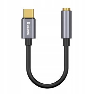 Adapter Baseus L54 USB-C na Jack 3,5mm czarny