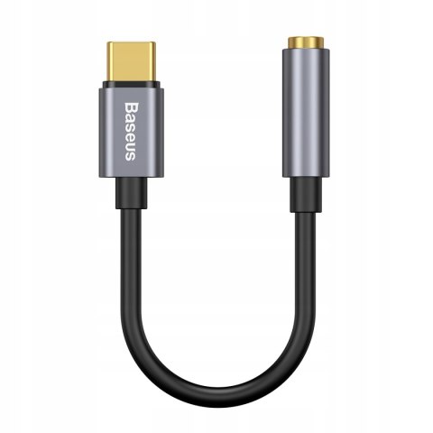 Adapter Baseus L54 USB-C na Jack 3,5mm czarny