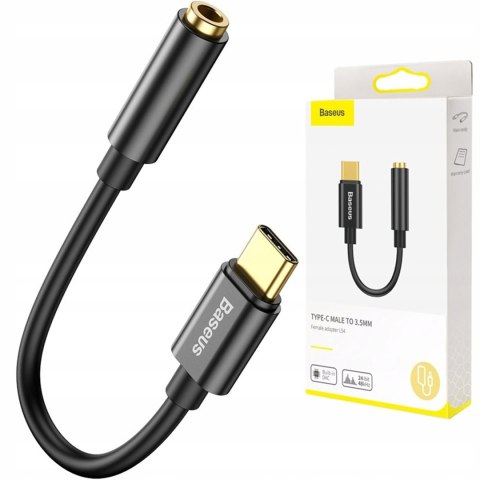 Adapter Baseus L54 USB-C na Jack 3,5mm czarny