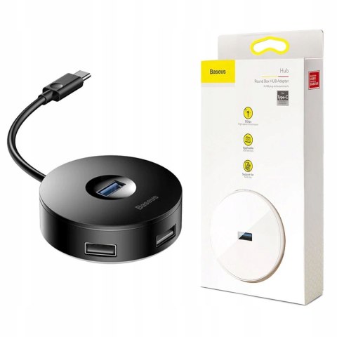 Hub 4w1 USB-C do USB 3.0 + 3x USB 2.0 Baseus 15cm