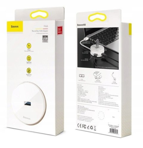 Hub 4w1 USB-C do USB 3.0 + 3x USB 2.0 Baseus 15cm