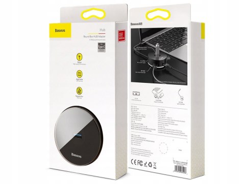Hub 4w1 USB-C do USB 3.0 + 3x USB 2.0 Baseus 15cm