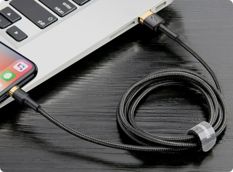 Kabel Baseus USB - Apple Lightning 1 m czarny