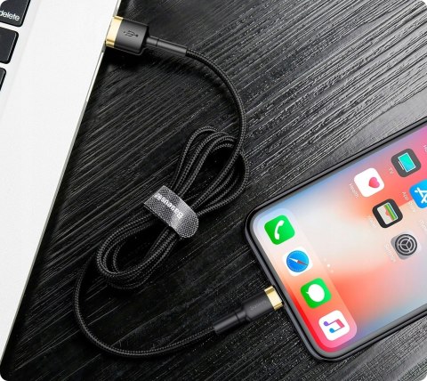 Kabel Baseus USB - Apple Lightning 1 m czarny