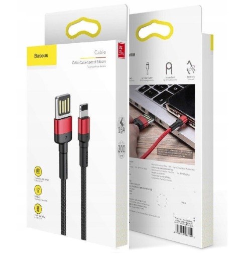 Kabel Baseus USB - Apple Lightning 1 m czarny
