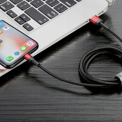 Kabel Baseus USB - Apple Lightning 1 m czarny