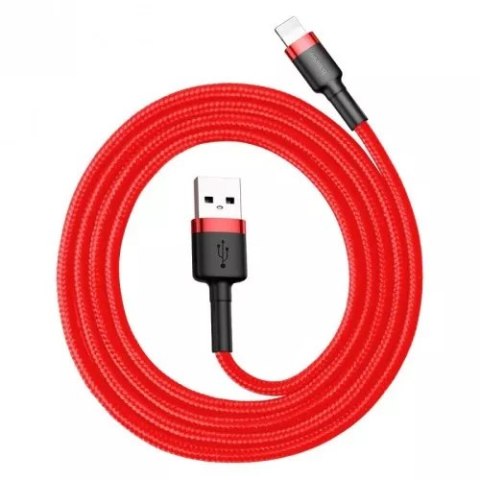 Kabel Baseus USB - Apple Lightning 2 m czerwony