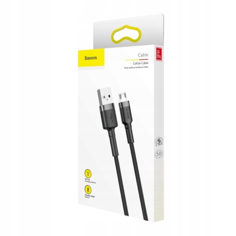 Kabel Baseus USB - microUSB typ B 0,5 m czarny
